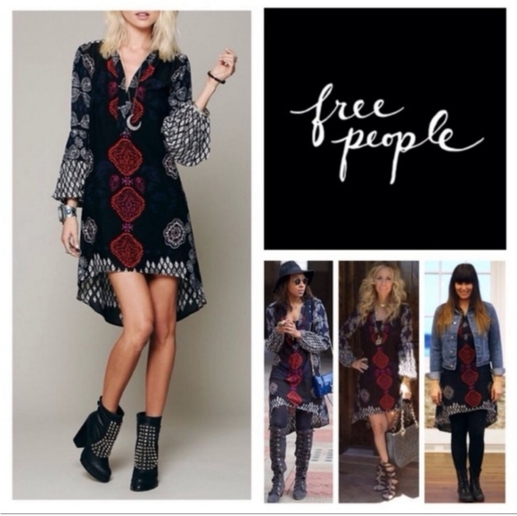 Free People Peacmaker Dress / Tunic NWOT - Picture 2 of 3
